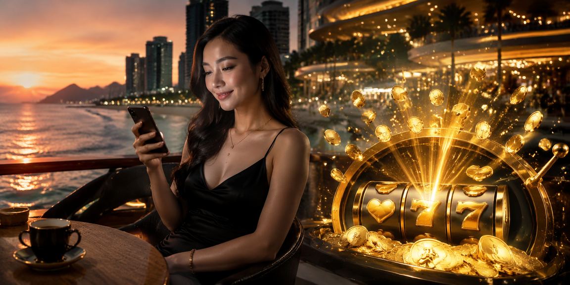 Người chơi slot tại Đà Nẵng thưởng thức cà phê